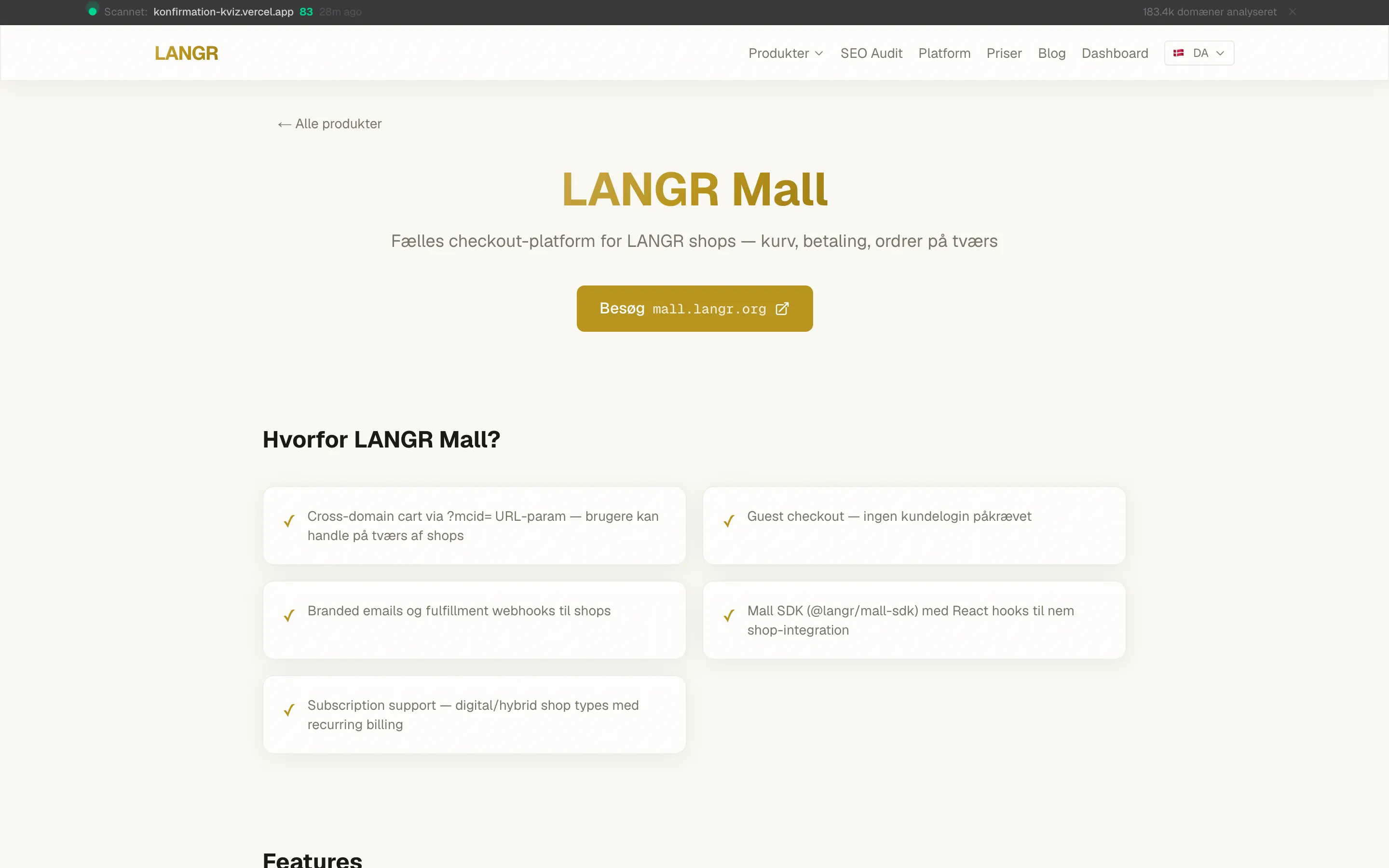 LANGR Mall