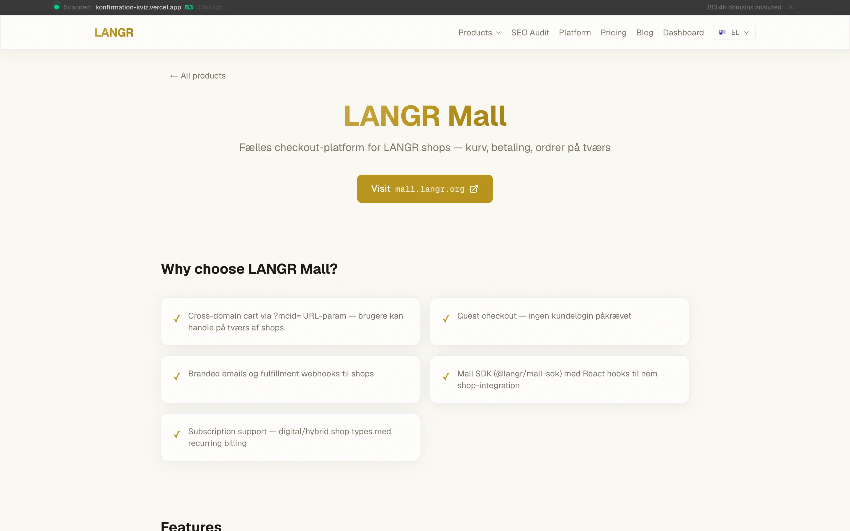 LANGR Mall
