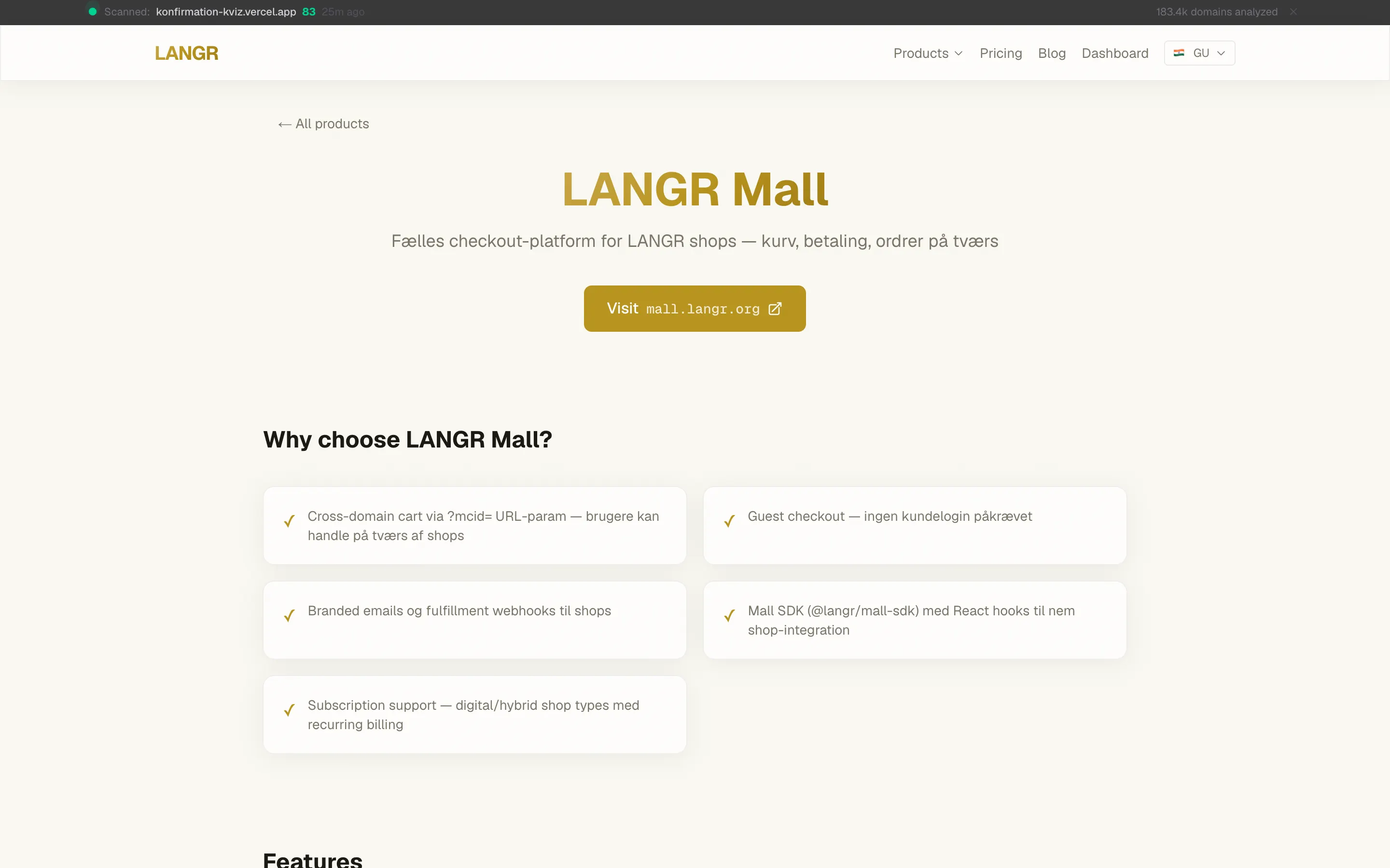 LANGR Mall