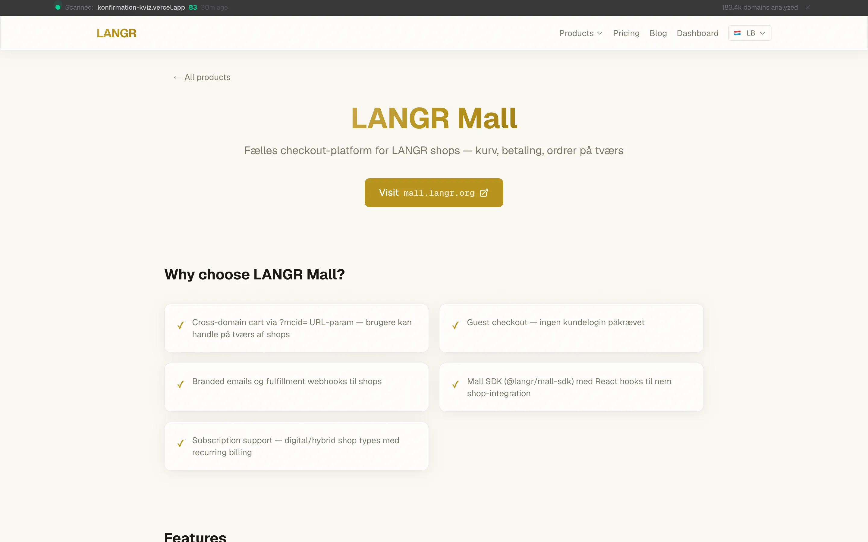LANGR Mall
