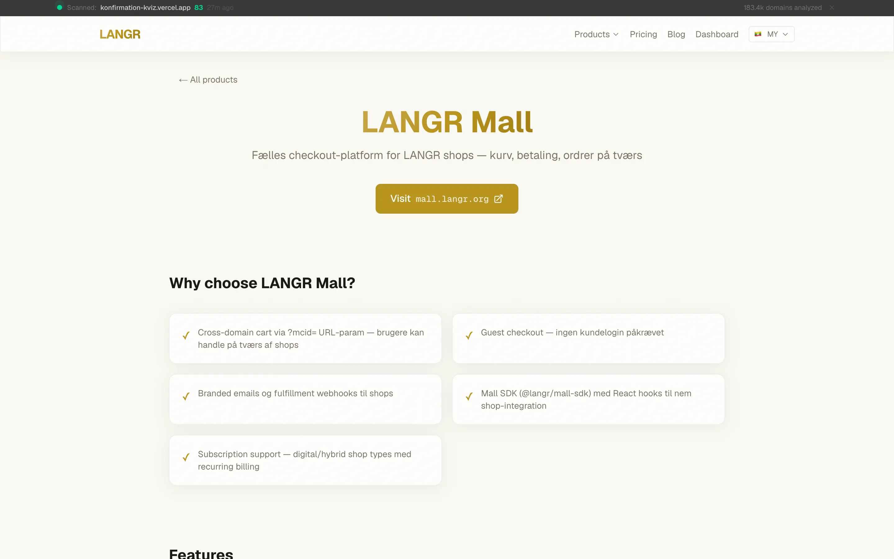 LANGR Mall