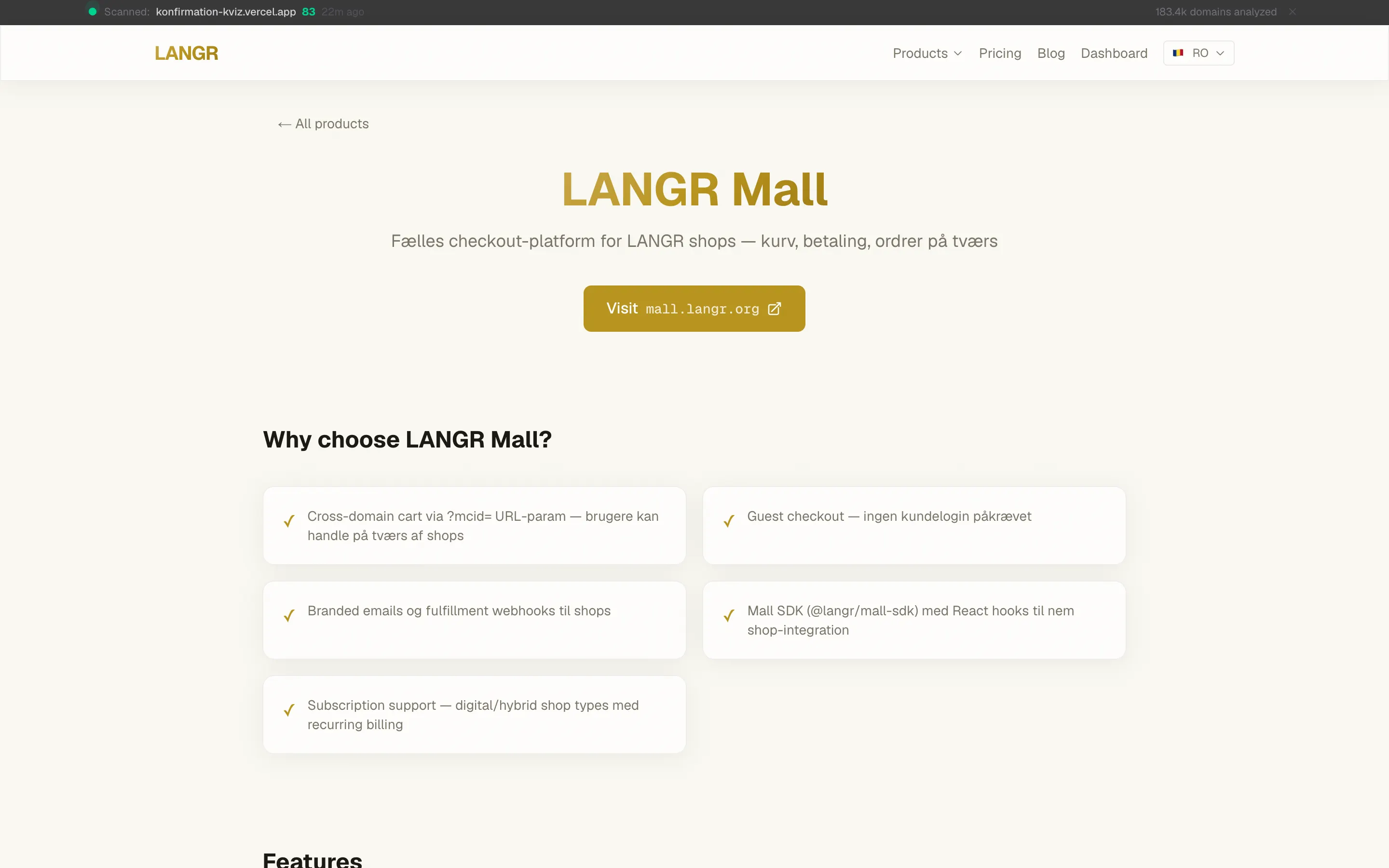 LANGR Mall