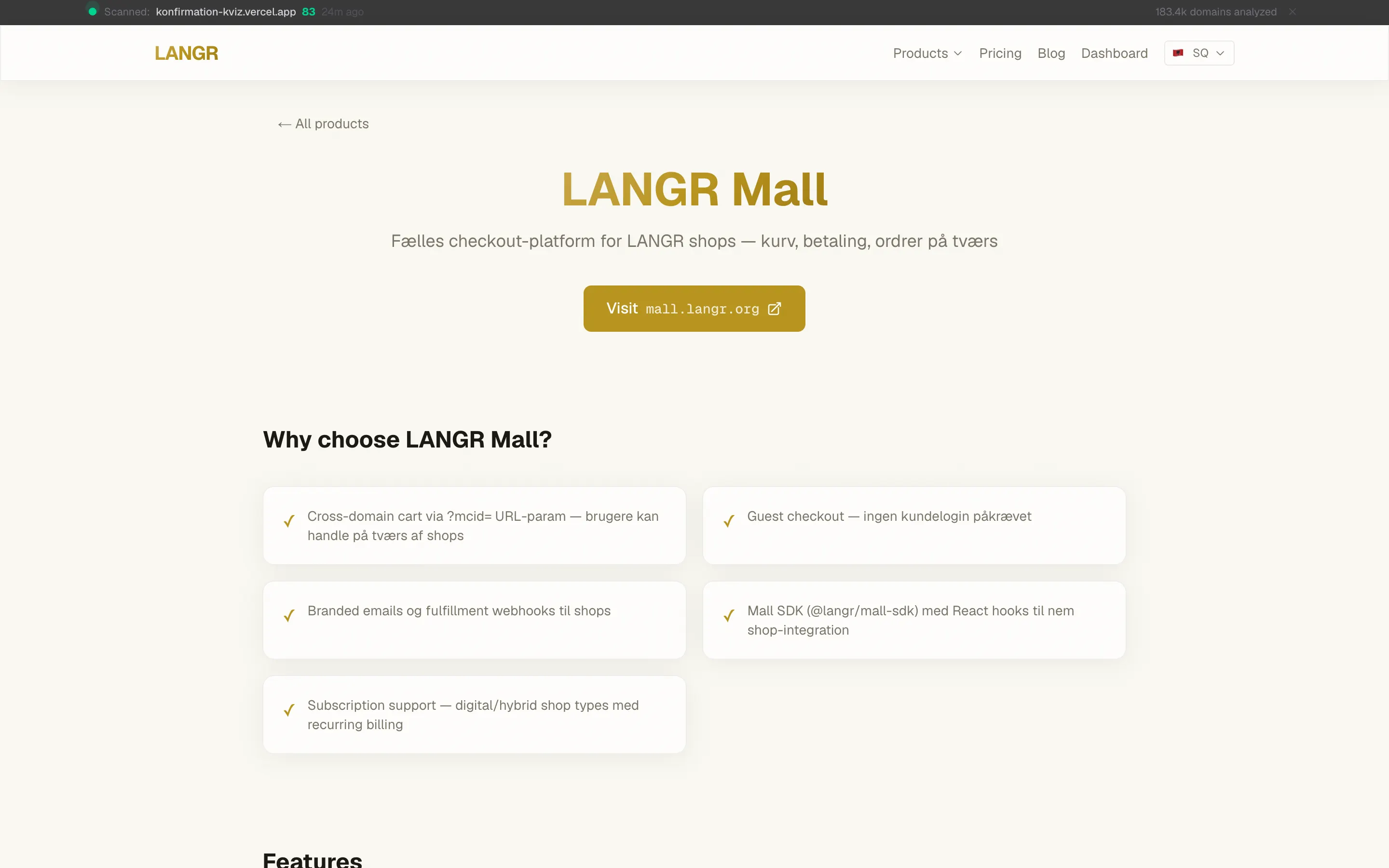 LANGR Mall