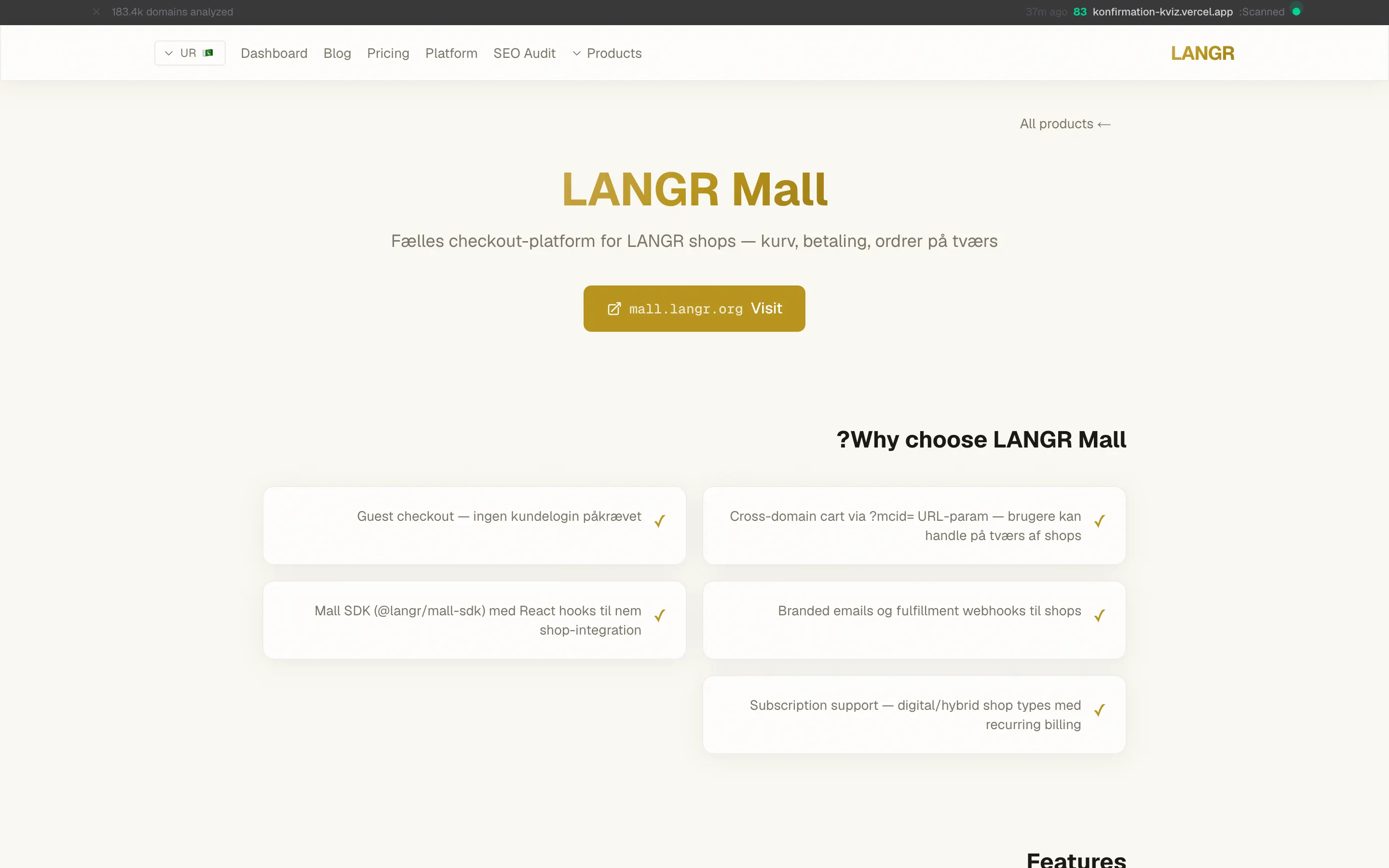 LANGR Mall