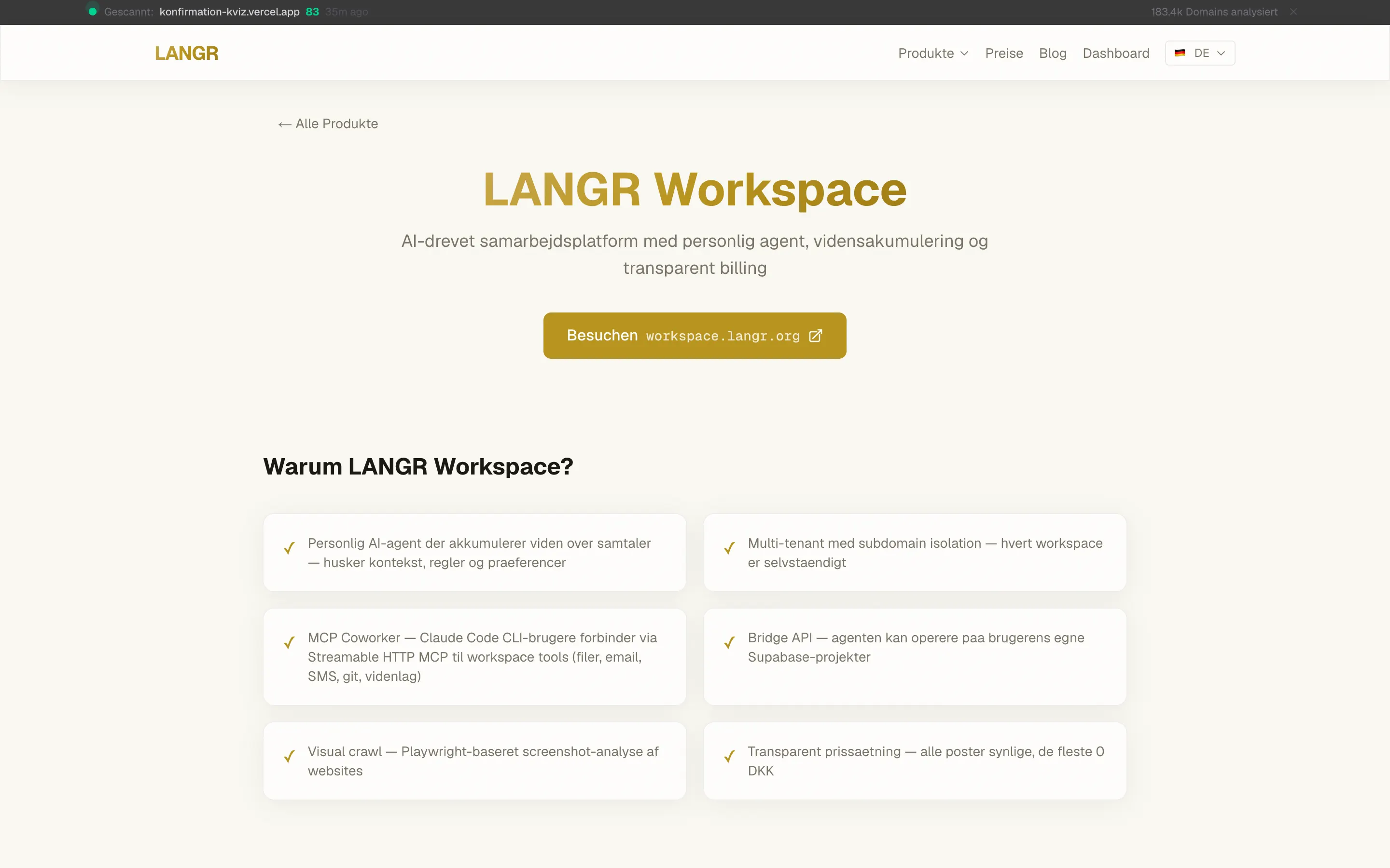 LANGR Workspace