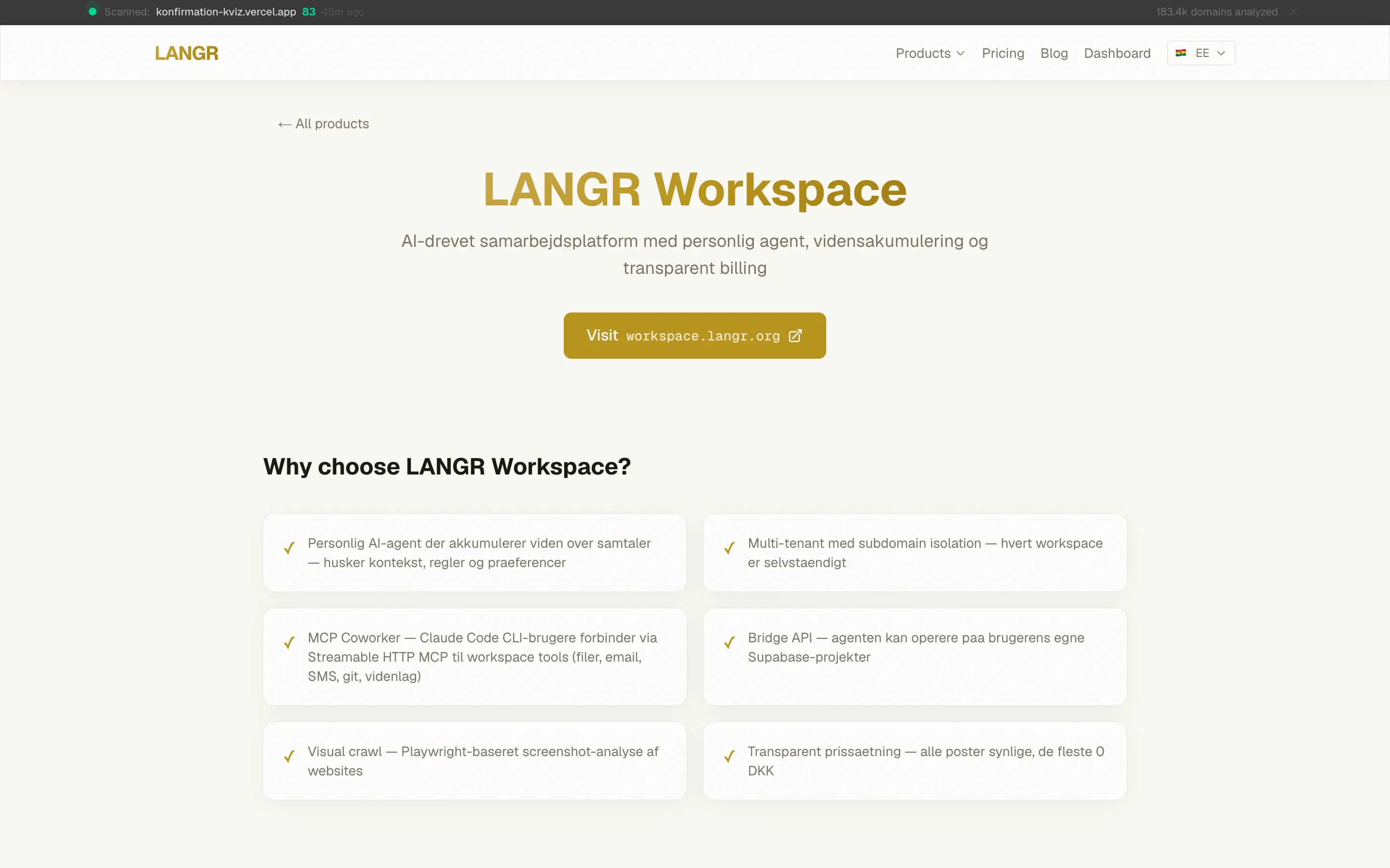 LANGR Workspace