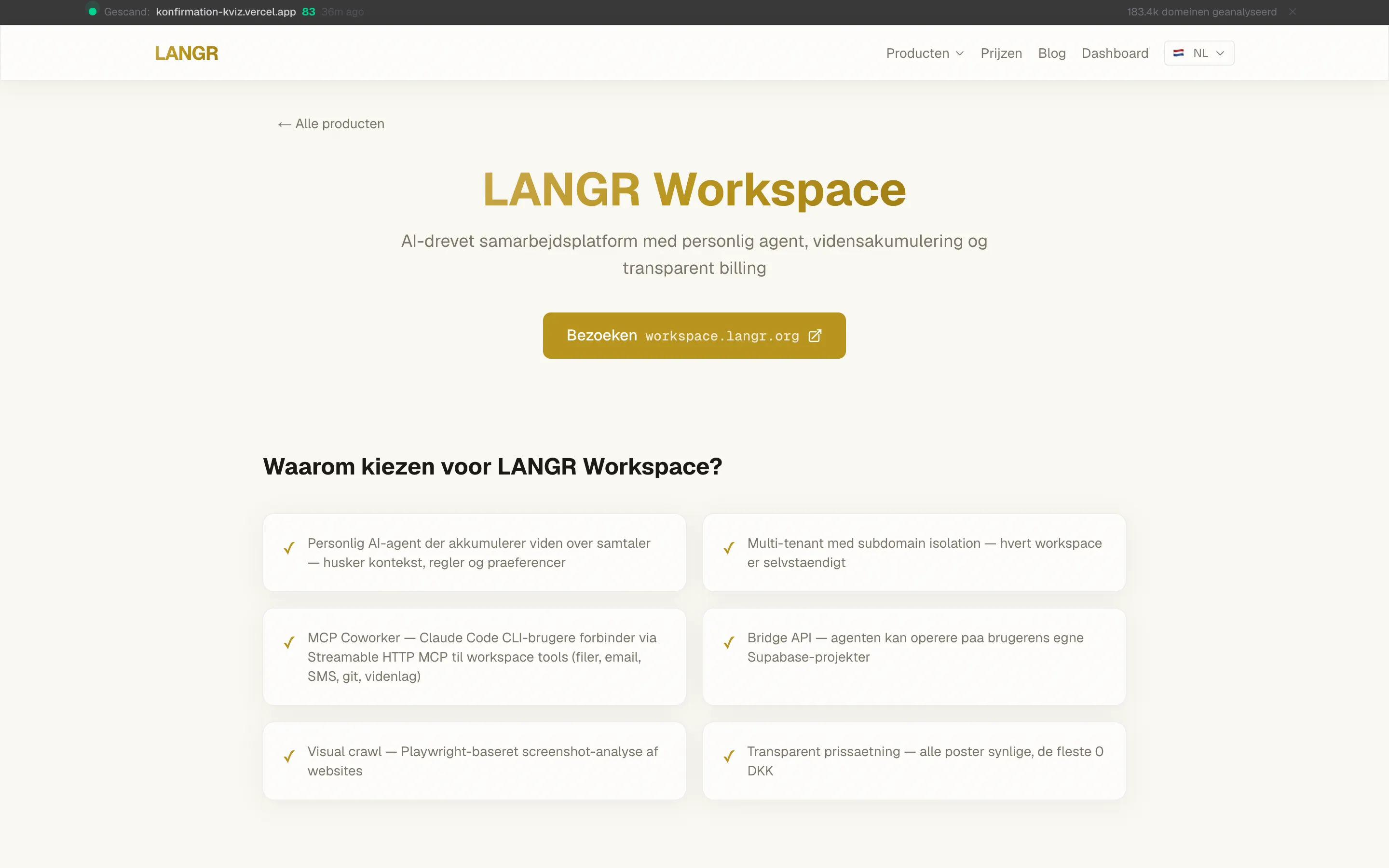 LANGR Workspace