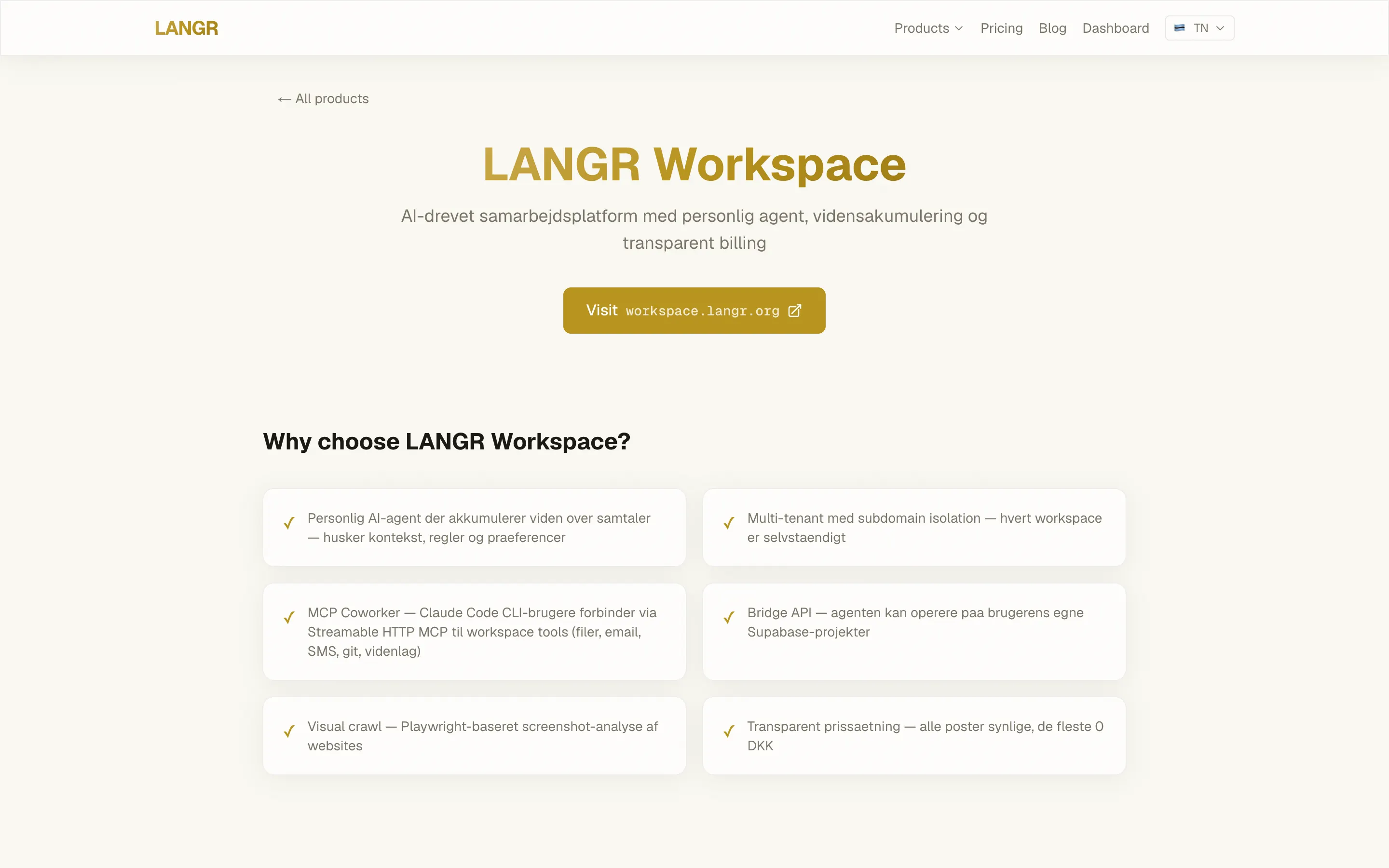 LANGR Workspace