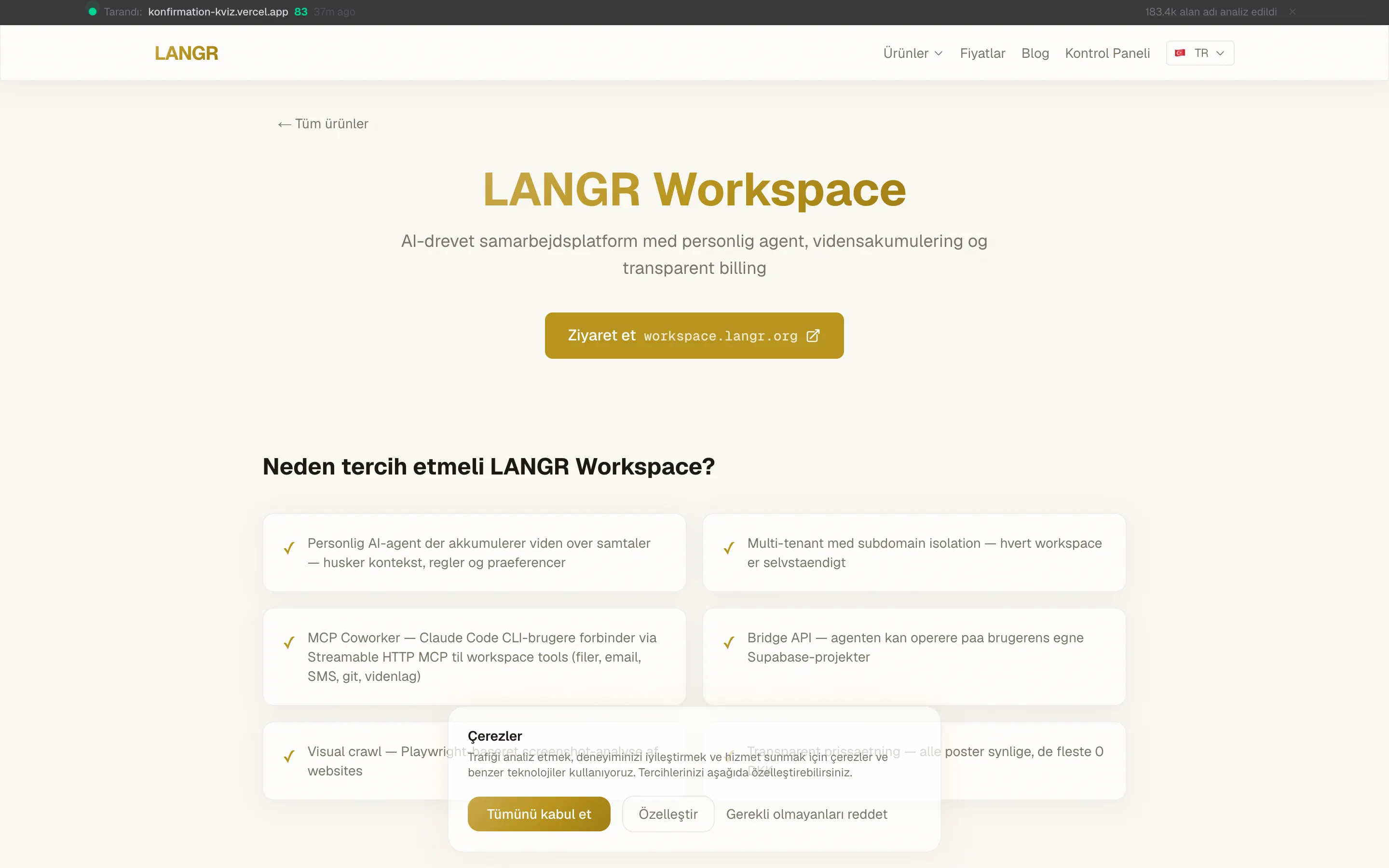 LANGR Workspace